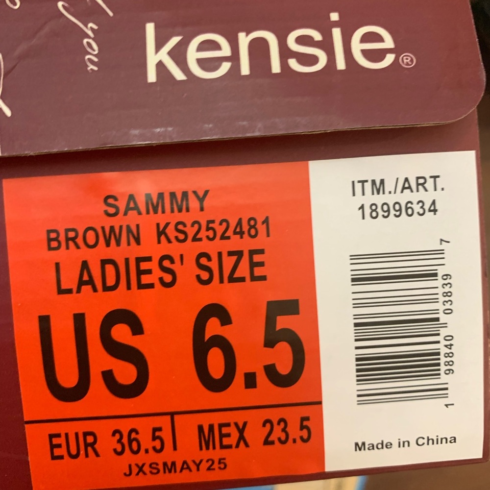 New Kensie Women's Sammy Brown Ankle Boots Bootie Size 9, 10, 7.5, 7, 6.5 - Picture 14 of 15
